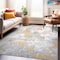 World Rug Gallery Contemporary Abstract Elegance Area Rug 3'3'' x 5' Yellow 934YELLOW3X5 - alternate 1